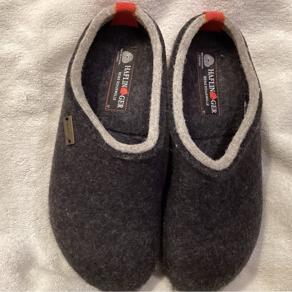 Haflinger Germany Felted Wool Clogs Slippers Shoes Women’s US 7 EU 37